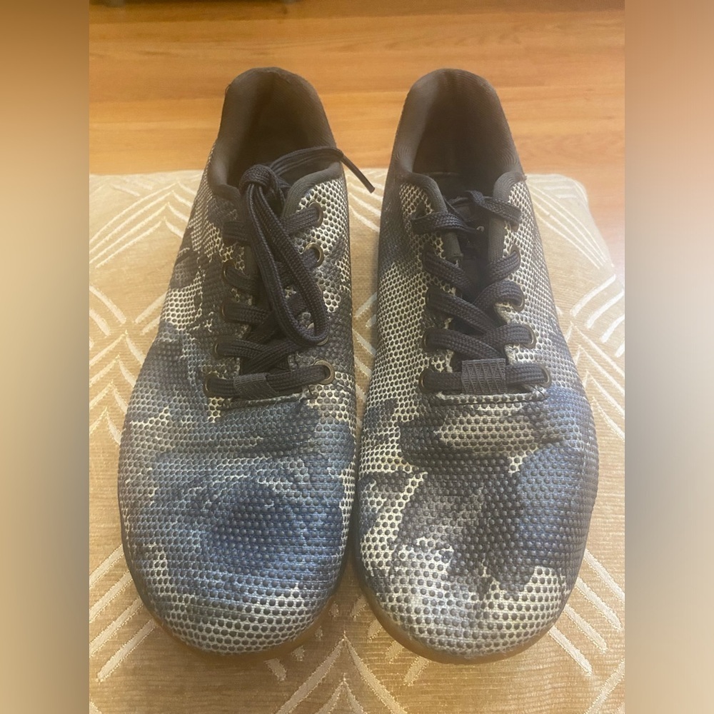 NOBULL UNISEX SNEAKERS Green CAMO SIZE Mens 6 OR Women’s 6.5 LACEUP Trainers